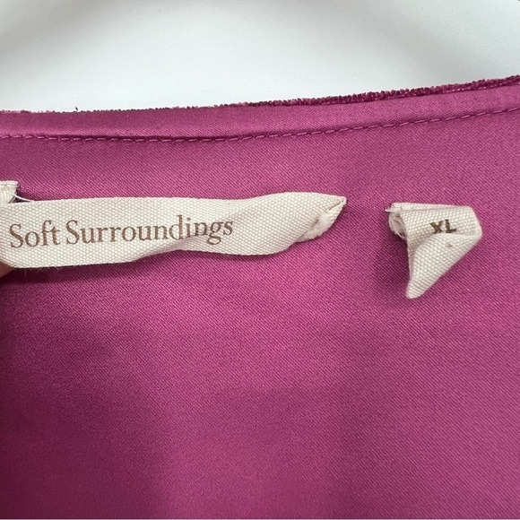 Soft Surroundings‎ Fiona Shirt Button Front Shacket Tunic Blouse Top - Picture 6 of 11